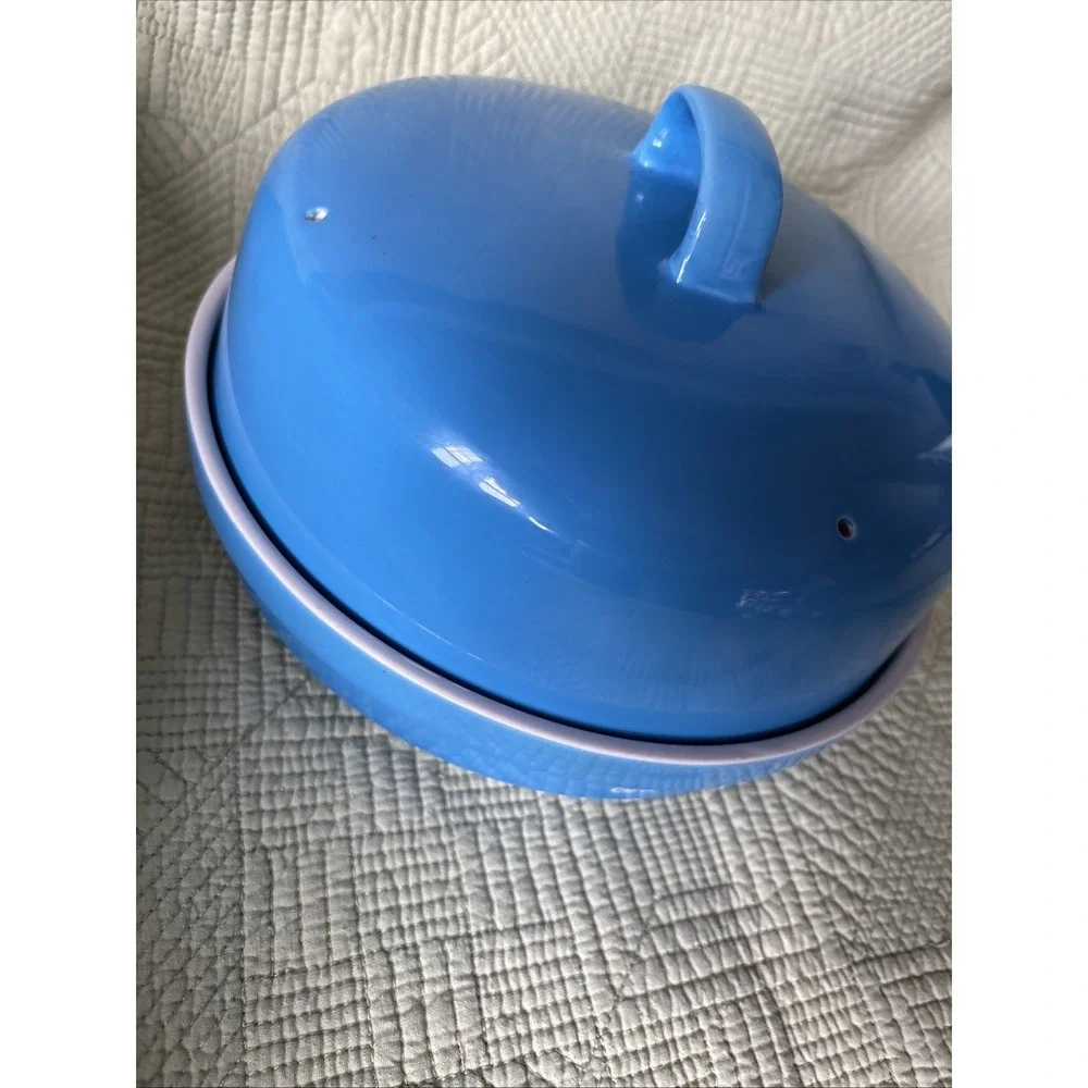 Vintage Roaster! Ceramiwave Pro BlueCeramic Cooking Baking  Oven Microwave